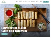 Website Screenshot ASIAN FOODIE & BUBBLE DRINK
