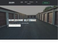 Website Screenshot Hobbs Discount Self Storage