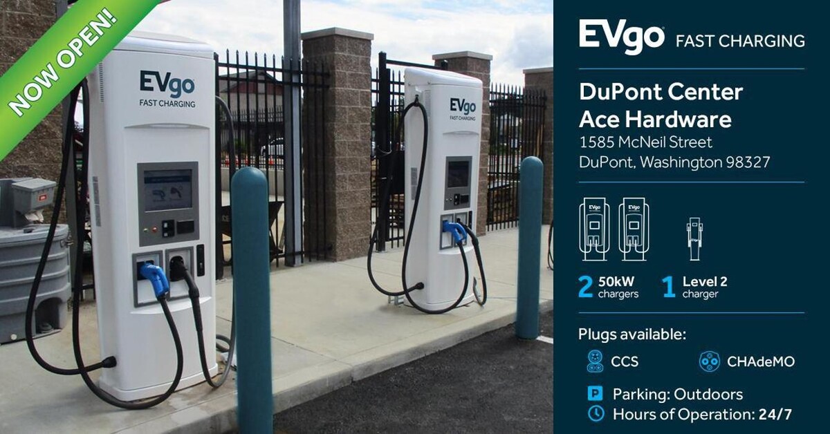 Images EVgo Car Charging Station