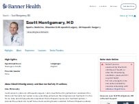 Website Screenshot Scott Robert Montgomery, MD