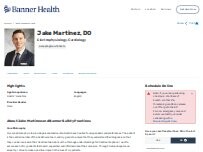 Website Screenshot Jake Cordell Martinez, DO