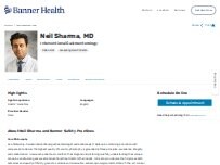 Website Screenshot Neil R Sharma, MD