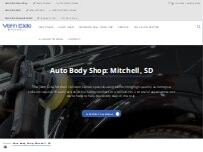 Website Screenshot Vern Eide of Mitchell Collision Center