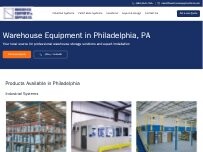 Website Screenshot Warehouse Equipment & Supplies Co.