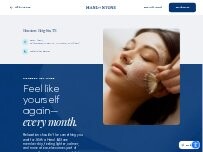 Website Screenshot Hand & Stone Massage and Facial Spa
