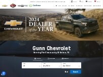 Website Screenshot Gunn Chevrolet