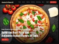Website Screenshot Cestra's Pizza III