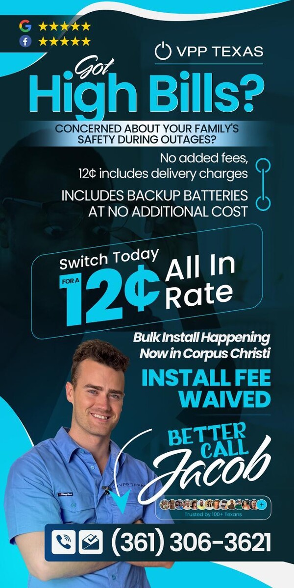 Images Corpus Christi Home Battery Backup - VPP Texas