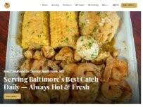 Website Screenshot Goldie's Seafood Bar & Grill