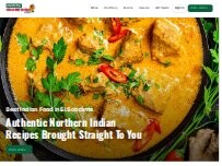 Website Screenshot paradise Indian restaurant & sweet