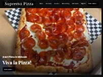 Website Screenshot Supremo Pizza