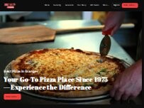 Website Screenshot Bruno's Pizza - Granger