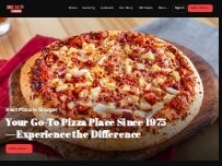 Website Screenshot Bruno's Pizza - Granger