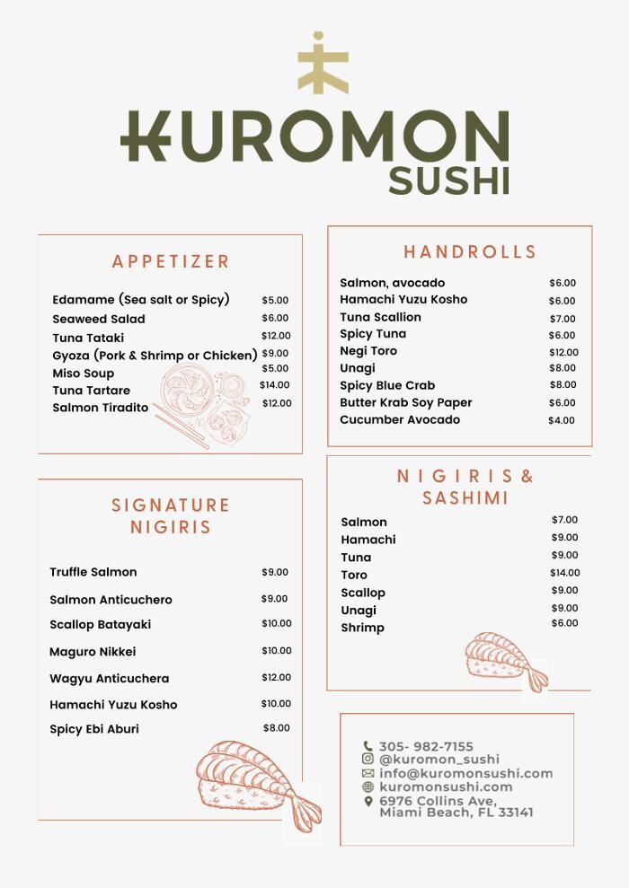 Images Kuromon Sushi