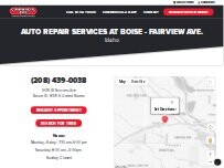 Website Screenshot Commercial Tire