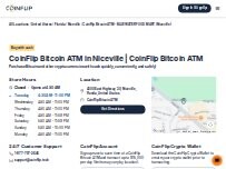 Website Screenshot CoinFlip Bitcoin ATM - BLUEWATER FOOD MART (Niceville)