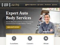 Website Screenshot G&C Auto Body