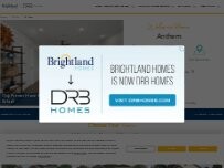 Website Screenshot Brightland Homes at Anthem