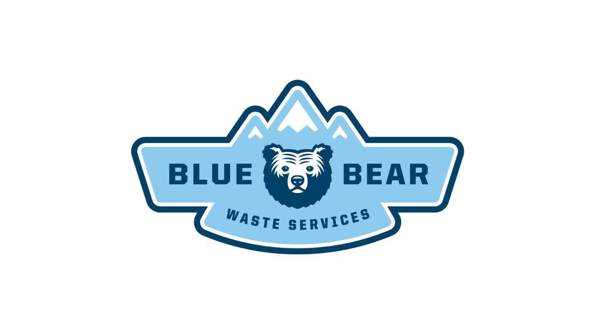Blue Bear Waste Services Logo