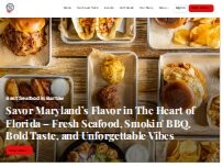 Website Screenshot Charm City Seafood
