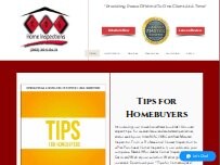 Website Screenshot KDG Home Inspections