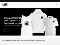 Website Screenshot Uptown Merch Solutions