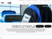 Website Screenshot Casa Cadillac of Prescott Service Center