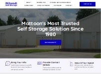 Website Screenshot Willaredt Self Storage