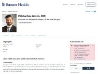 Website Screenshot Vibhatsu Jignesh Amin, MD