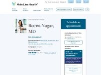 Website Reena Nagar, MD