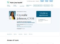 Website Crystalle Johnson, CNM