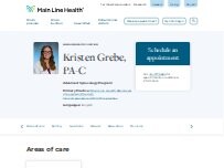 Website Screenshot Kristen Grebe, PAC