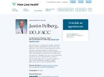 Website Screenshot Justin Pelberg, DO, FACC
