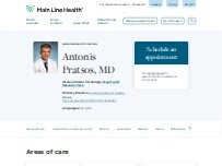 Website Screenshot Antonis Pratsos, MD