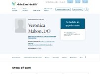 Website Veronica Mahon, DO