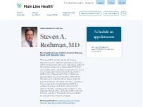 Website Screenshot Steven A. Rothman, MD