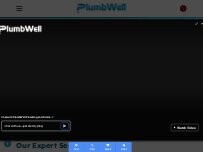 Website Screenshot PlumbWell Plumbing and Drains