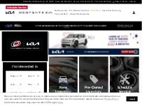 Website Screenshot Westgate Kia of Wake Forest