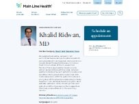 Website Screenshot Khalid Ridwan, MD