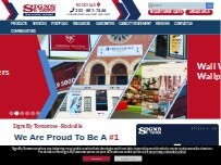Website Screenshot Signs By Tomorrow Rockville