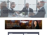 Website Screenshot Wright Family Law Group