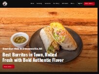 Website Screenshot Crazy King Burrito