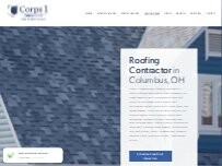 Website Screenshot Corps 1 Remodeling, Siding & Roofing