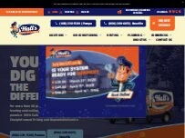 Website Screenshot Hall's Heating & Air