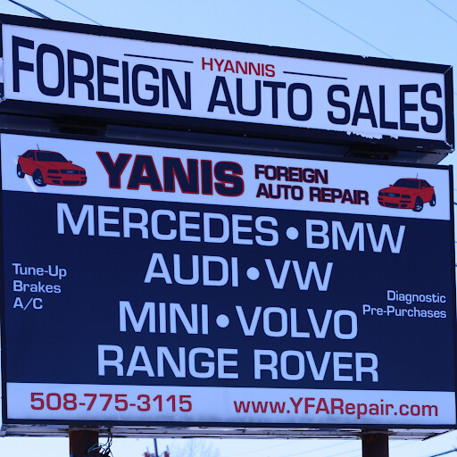 Yanis Foreign Auto Repair Logo