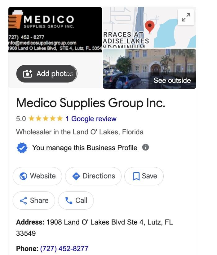 Images Medico Supplies Group Inc