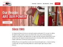 Website Screenshot MetroPower, Inc.