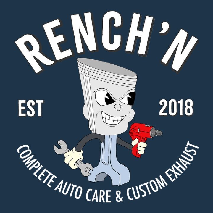 Rench'n Complete Auto Care & Custom Exhaust Logo