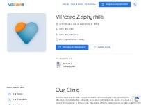 Website Screenshot VIPcare Zephyrhills