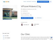 Website Screenshot VIPcare at Centennial Health - Midwest City